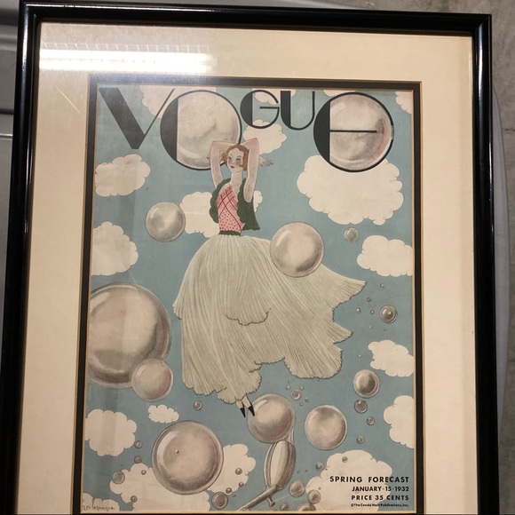 A Vintage Vogue Magazine Cover October 1922 - Picture 7 of 9